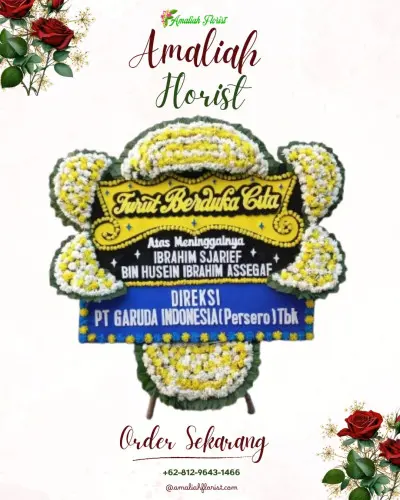 Papan Bunga Duka di Kebowan