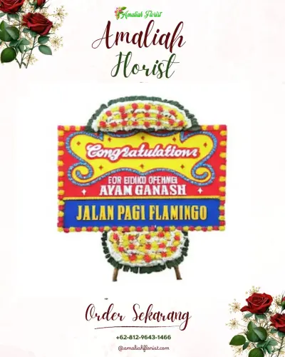 Bunga Papan Congratulation di Kebowan